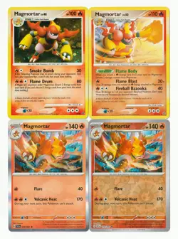 4x Magmortar Holo Lot DP20 Promo 31/132 010/091 - Pokemon Diamond & Pearl (LP) - Image 1