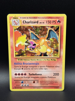 Pokemon Italian Charizard Evolutions Base Set Holo 11/108 - Image 1