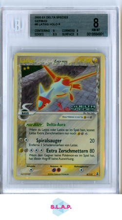 LATIAS HOLO R 2005 POKEMON EX DELTA SPECIES GERMAN 8 BGS 8 - Image 1