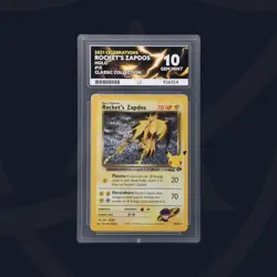 Ace 10 Pokemon Rocket's Zapdos Holo 15/132 Celebrations Classic Collection - Image 1