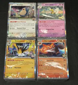 Sealed Pokemon TCG Journey Together Stamped Pre Release Promo Set of 4 - Image 1