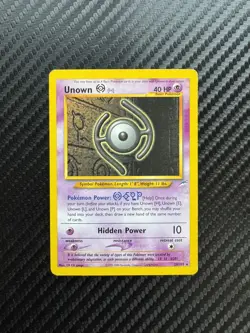 UNOWN [H] 28/105 RARE NEO DESTINY POKEMON UNLIMITED MP - Image 1