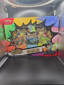 Pokemon TCG Mega Evolution Ascended Heroes First Partners Deluxe Pin Collection - Image 1