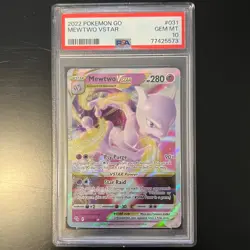 Pokemon TCG Mewtwo VSTAR Pokemon Go 031/078 Holo Ultra Rare - Image 1