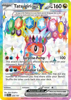 Tatsugiri ex #226 Pokemon Surging Sparks - Image 1