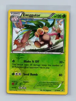 Exeggutor 2/108 Uncommon Roaring Skies Pokemon Reverse Holo Lightly Played - Image 1