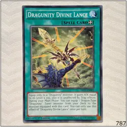 Dragunity Divine Lance - SECE-EN062 - Common 1st Edition Yugioh - Image 1