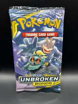 Pokemon TCG Sun & Moon Unbroken Bonds Booster Pack, Sealed + Free Ship - Image 1
