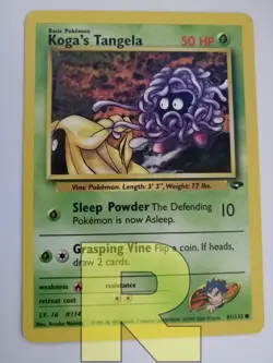 Koga's Tangela Gym Challenge 81/132 Common Pokemon English EX - Image 1