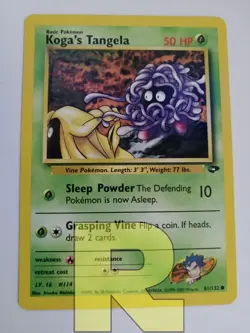 Koga's Tangela Gym Challenge 81/132 Common Pokemon English EX - Image 3