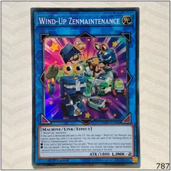 Wind-Up Zenmaintenance - FLOD-EN049 - Super Rare 1st Edition Yugioh - Image 1