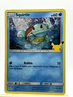 Squirtle - 17/25 Promo McDonald's 25th Anniversary Promos 017/025 MP - Image 1