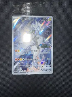 N's Reshiram 167/159 Journey Together Enhanced Box Topper Stamped Promo (Sealed) - Image 1