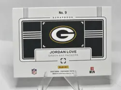 Panini 2025 Photogenic Scrapbook #9 Jordan Love Green Bay Packers Football - Image 2
