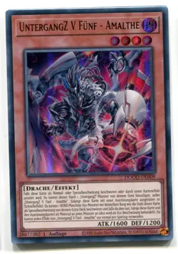 Yu-Gi-Oh! Untergangz V Funf Amalthe Ultra Rare DOOD-DE009 - Image 1