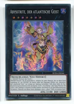 Yu-Gi-Oh! Abysstrite der Atlantische Geist Super Rare SUDA-DE046 - Image 1