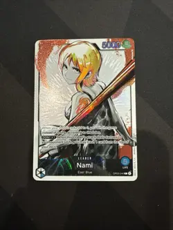 One Piece! Nami Foil OP03-040 L - Leader Alternate Alt Art - NM/Mint - English🔥 - Image 1