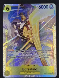 One Piece Borsalino Foil SR EB04-058 OP15 Adventure on Kami's Island NM - Image 1
