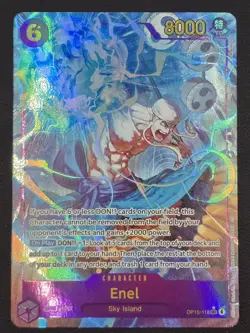 One Piece Enel OP15-118 SEC Parallel Alt Art Adventure on Kami's Island - Image 1