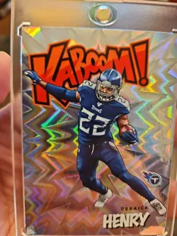 2020 Panini Absolute - Kaboom! Derrick Henry #K-17 Horizontal Tennessee Titans - Image 3