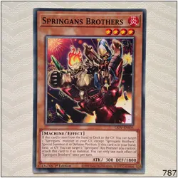 Springans Brothers - LIOV-EN005 - Common 1st Edition Yugioh - Image 1