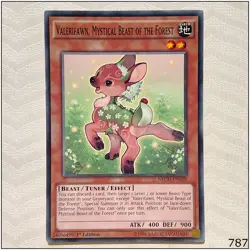 Valerifawn, Mystical Beast of the Forest - NECH-EN038 - Common 1st Editio Yugioh - Image 1