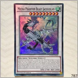 Mecha Phantom Beast Jaculuslan - WSUP-EN034 - Super Rare 1st Edition Yugioh - Image 1