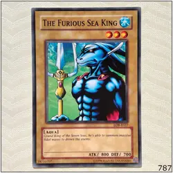 The Furious Sea King - LOB-E027 - Common Unlimited Yugioh - Image 1