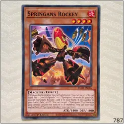 Springans Rockey - BLVO-EN006 - Common 1st Edition Yugioh - Image 1