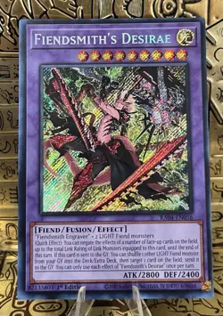 Fiendsmith's Desirae (Secret Rare) RA04-EN056 Yugioh! NM 1st Ed. - Image 1