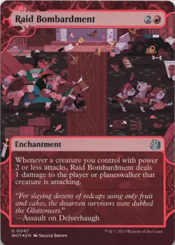 Raid Bombardment - FOIL - U Wilds of Eldraine: Enchanting Tales 47 - MTG - Image 1