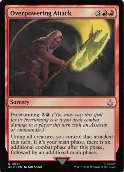 Overpowering Attack U Universes Beyond: Assassin's Creed 37 - LP MTG - Image 1