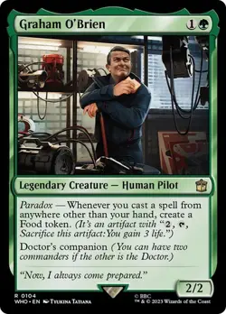 MTG - Graham O'Brien - Doctor Who - Magic the Gathering - Image 1