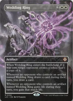 Wedding Ring (Borderless) M Commander: The Lost Caverns of Ixalan 102 - LP MTG - Image 1
