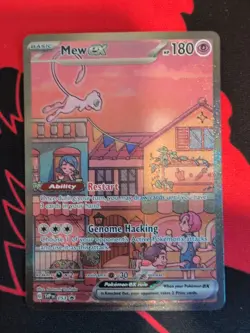Pokemon Mew ex 053 Sv: Scarlet & Violet UPC Black Star Promo Holo - Image 1