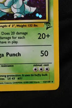 Nidoqueen 12/130 LP Base Set 2 Holo Pokemon TCG - Image 4