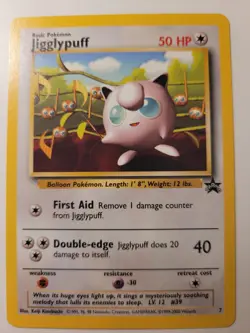 Jigglypuff Pokemon WotC Black Star Promo 7 NM - Image 1