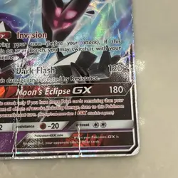 Pokemon Dawn Wings Necrozma GX Ultra Beast Promo Holo SM101 180 HP TCG Card - Image 3