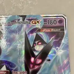 Pokemon Dawn Wings Necrozma GX Ultra Beast Promo Holo SM101 180 HP TCG Card - Image 4