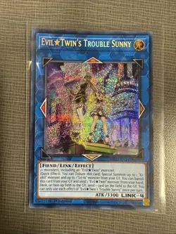 1X NM Evil Twin's Trouble Sunny - MP22-EN216 - Prismatic Secret Rare - yugioh - Image 1