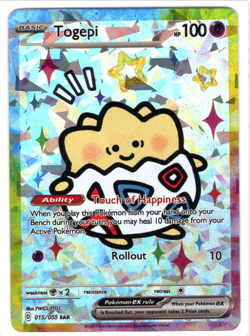Pokemon Cracked Ice Holo - Rainbow Boarder * Fan Art * TOGEPI - Image 1