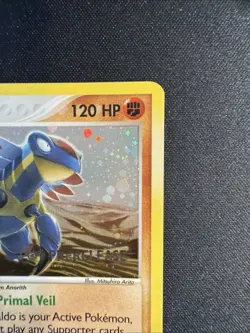 2003 Pokemon Armaldo PRERELEASE Ex Sandstorm 1/100 Promo TAIL SWIRL - Image 4