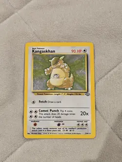 Kangaskhan 5/64 Jungle Set Holo Rare Pokemon WOTC LP/Played - Image 1