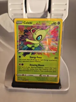 Pokemon TCG Celebi Vivid Voltage Holo Card 009/185 Amazing Rare - Image 1