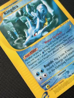 Pokemon Card Aquapolis E Series Kingdra 19/147 WOTC Rare - Image 4