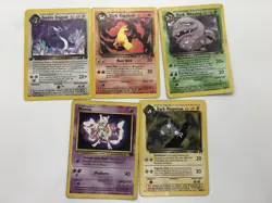 Pokemon Karten Vintage Dark Team Rocket + Mewtu Promo+ First Edition Dragonir - Image 1