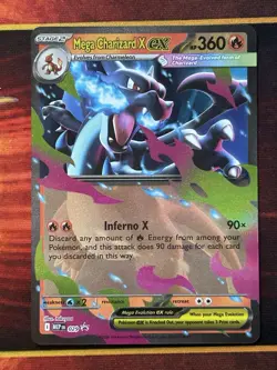 Mega Charizard X EX 029 Pokemon Mega Evolution Promo Holo NM - Image 1