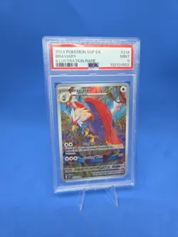 Pokemon 2024 Braviary 214/191 Illustration Rare Surging Sparks PSA 9 - Image 1