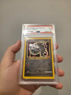 Pokemon 2002 Neo Destiny Unlimited | Shining Steelix Holo 112/105 | PSA 5 - Image 2
