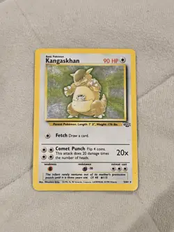 Kangaskhan 5/64 Jungle Set Holo Rare Pokemon WOTC LP/Played - Image 1
